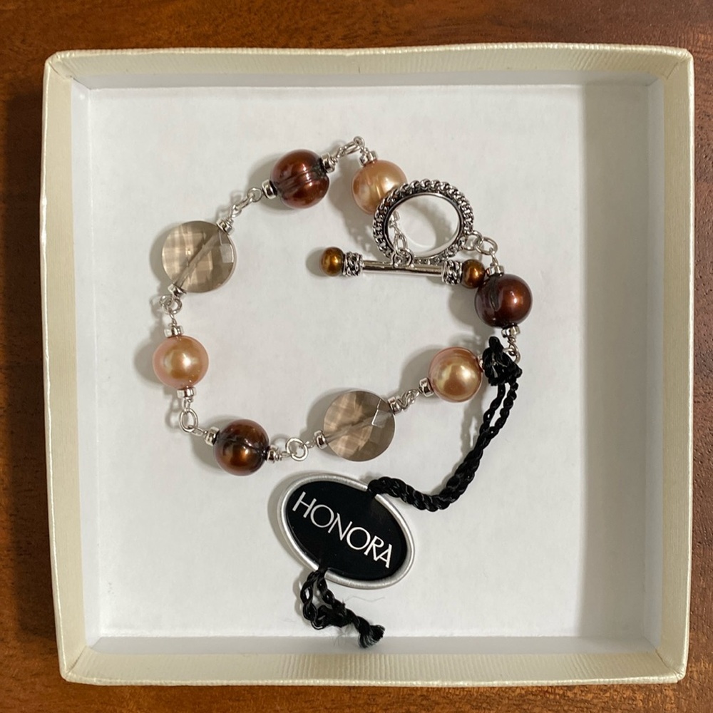 Honora Pearl and Crystal Bracelet